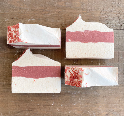 Candy Cane Goat Milk Soap