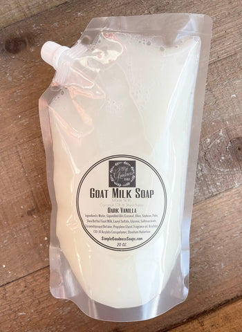 Refill Liquid Goat Milk Soap