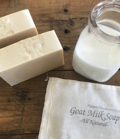 Simply Natural Goat Milk Soap (Fragrance Free)